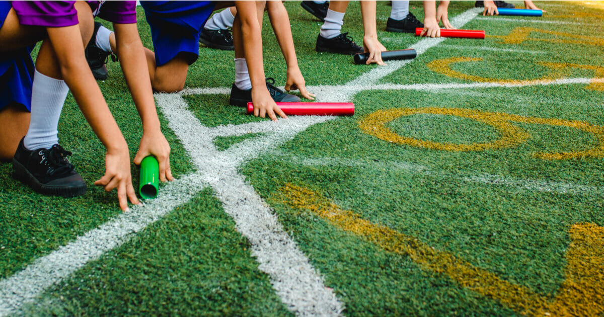 運動会　リレー