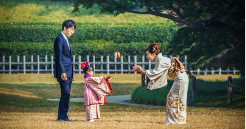 七五三の母親コーデ