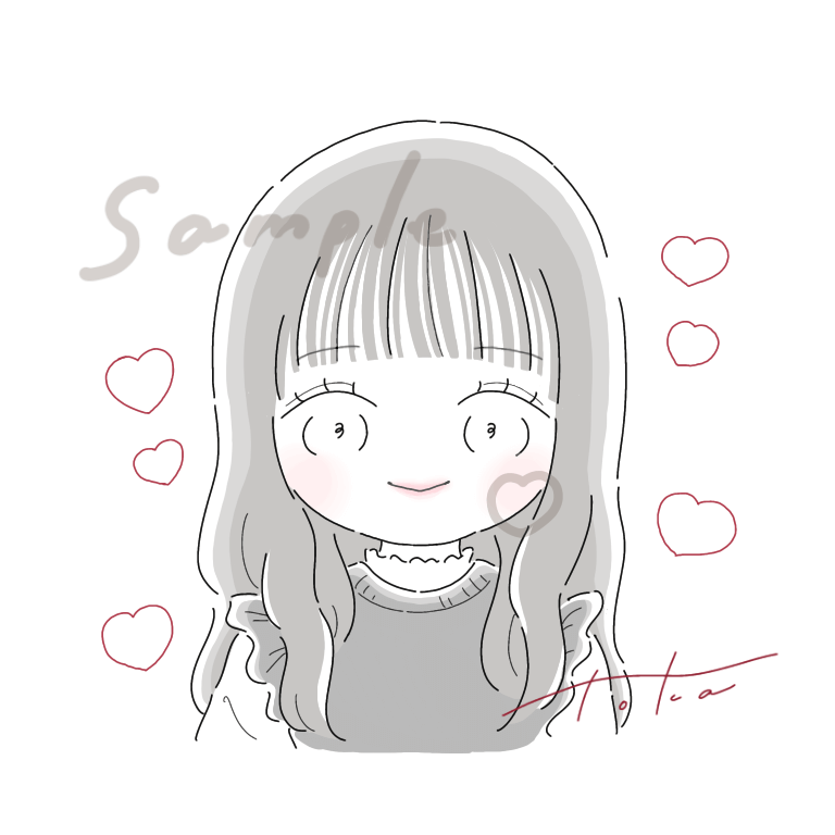 ゆるふわ　似顔絵